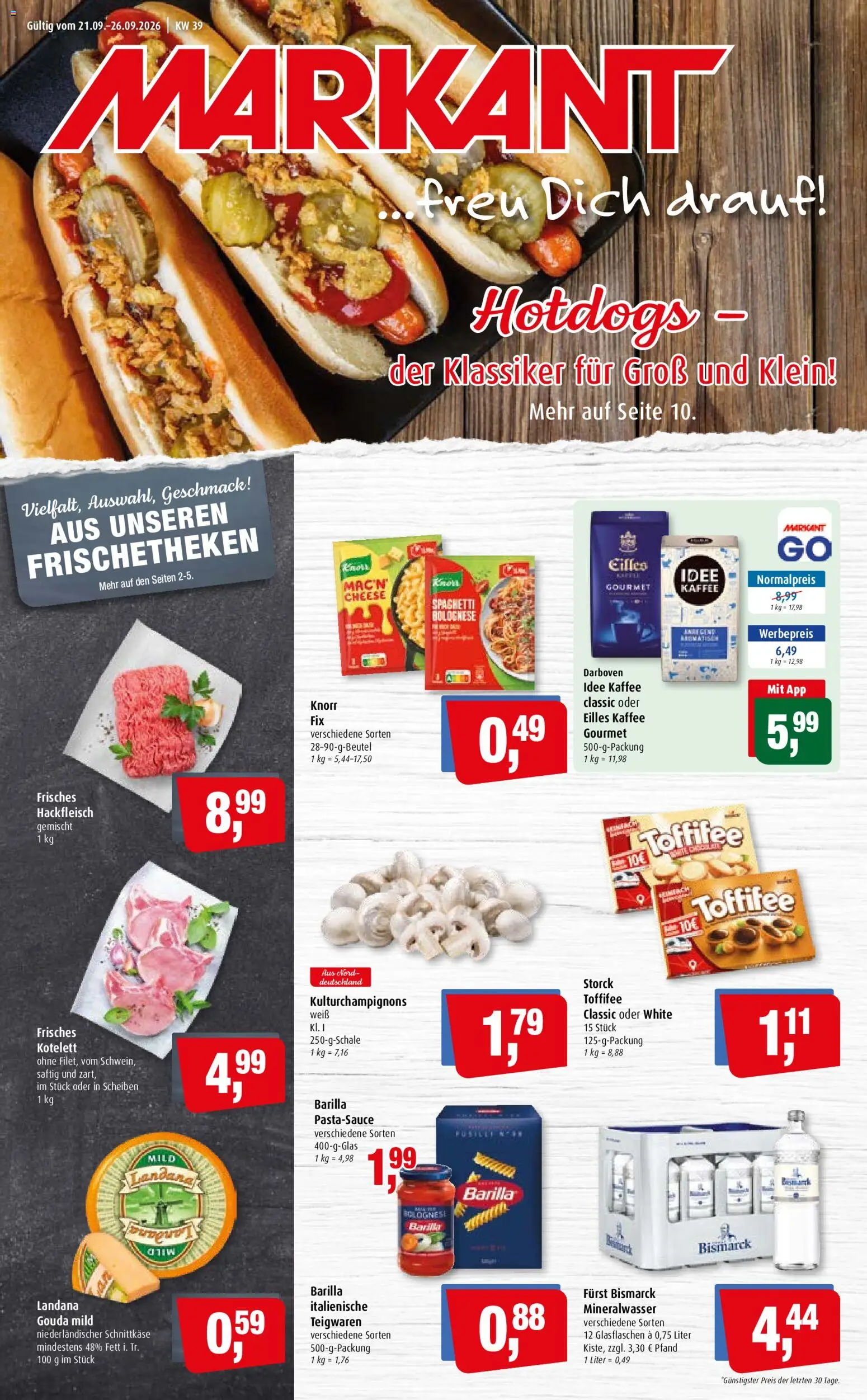 Vorschau von dem Prospekt des Geschäftes Markant, gültig ab dem 21.09.2026
