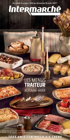 Prévisualisation de Intermarché - Les menus traiteur automne/hiver du magasin Intermarché formulaire valide 06/10/2026