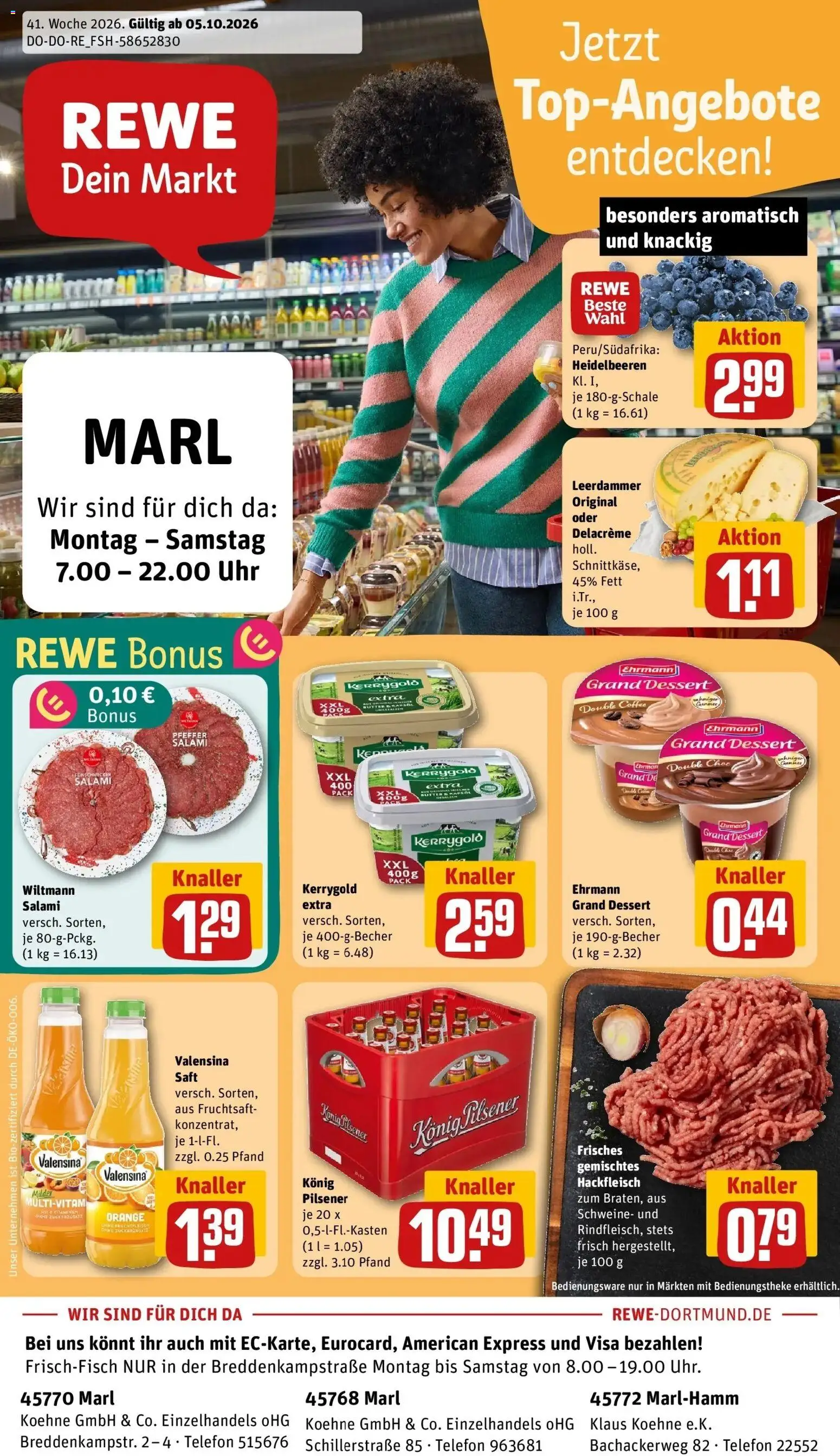 Vorschau von dem Prospekt des Geschäftes Rewe, gültig ab dem 05.10.2026
