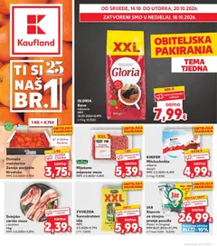 Kaufland HR - Kaufland HR akciós újság megtekintése, amely érvényes 2026.10.14.-től