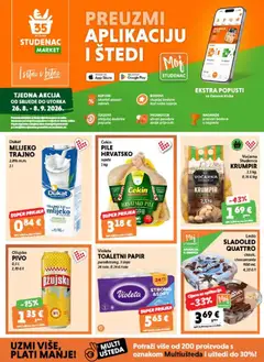 Pregled letka Studenac katalog trgovine Studenac vrijedi od 26.08.2026