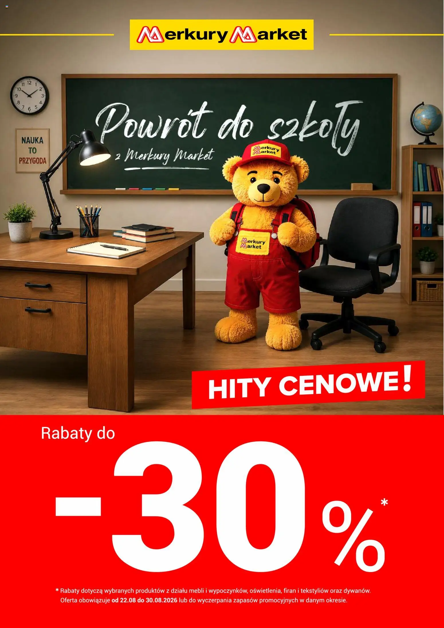 Pogląd gazetki "Merkury Market gazetka - Powrót do szkoły" ze sklepu Merkury Market ważnej od 22.08.2026