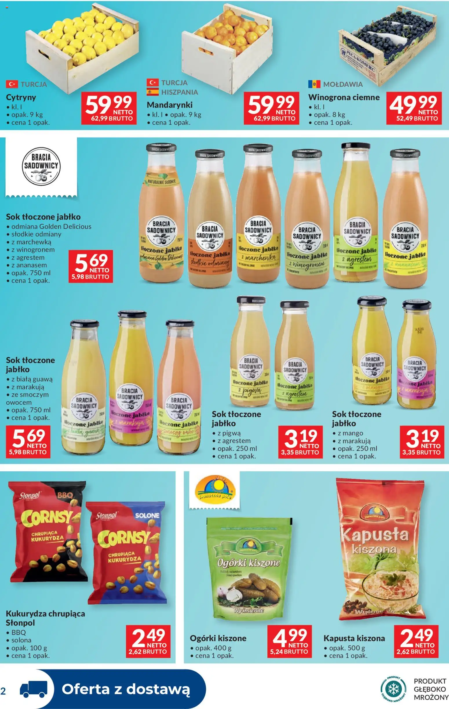 Pogląd gazetki "Makro gazetka - Dystrybucja do sklepów" ze sklepu Makro ważnej od 27.10.2026 - Mango, Pigwa, Kukurydza, Marchewka, Kapusta, Mandarynki, Kapusta kiszona, Winogrona