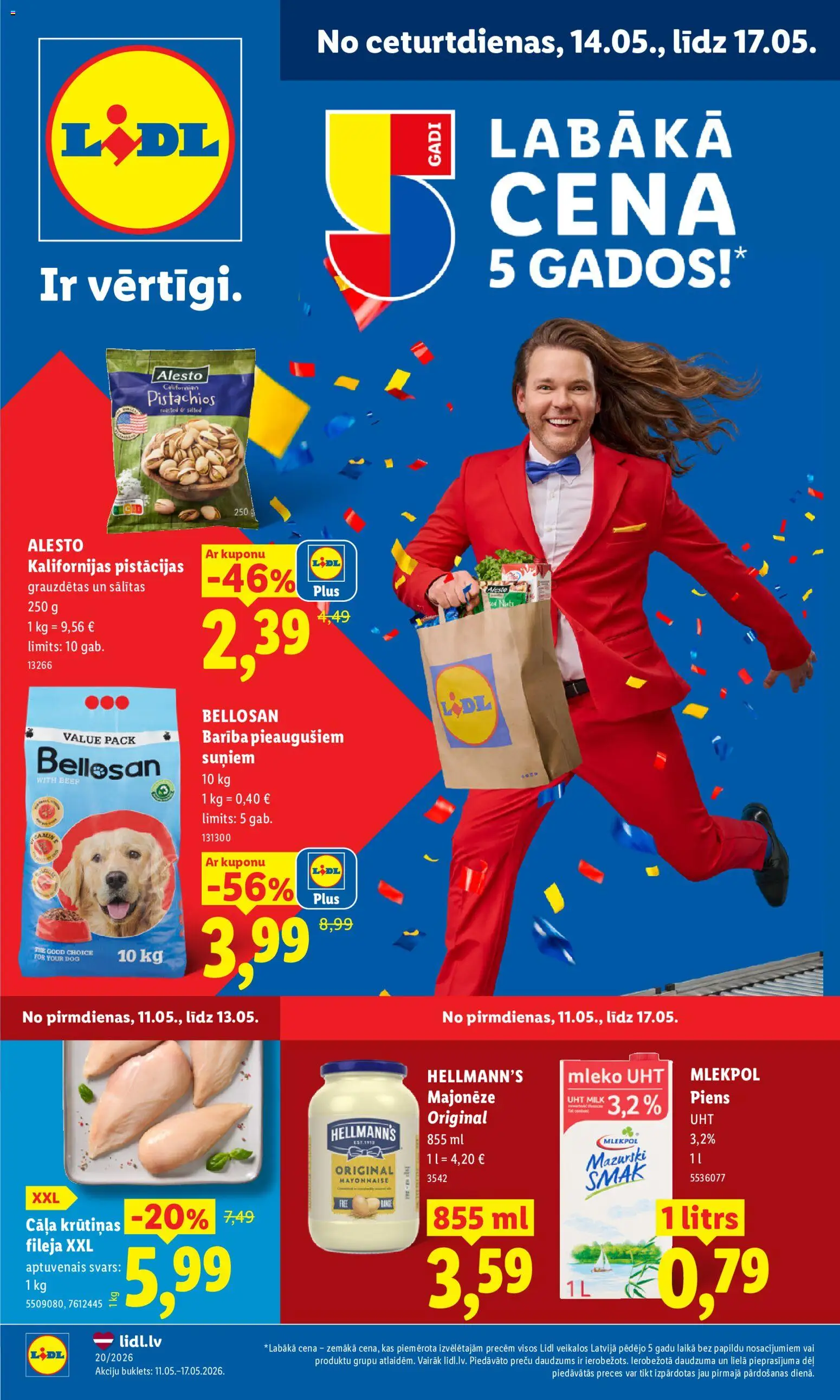 Skatīt Lidl akciju bukletu, derīgs no 11.05.2026.