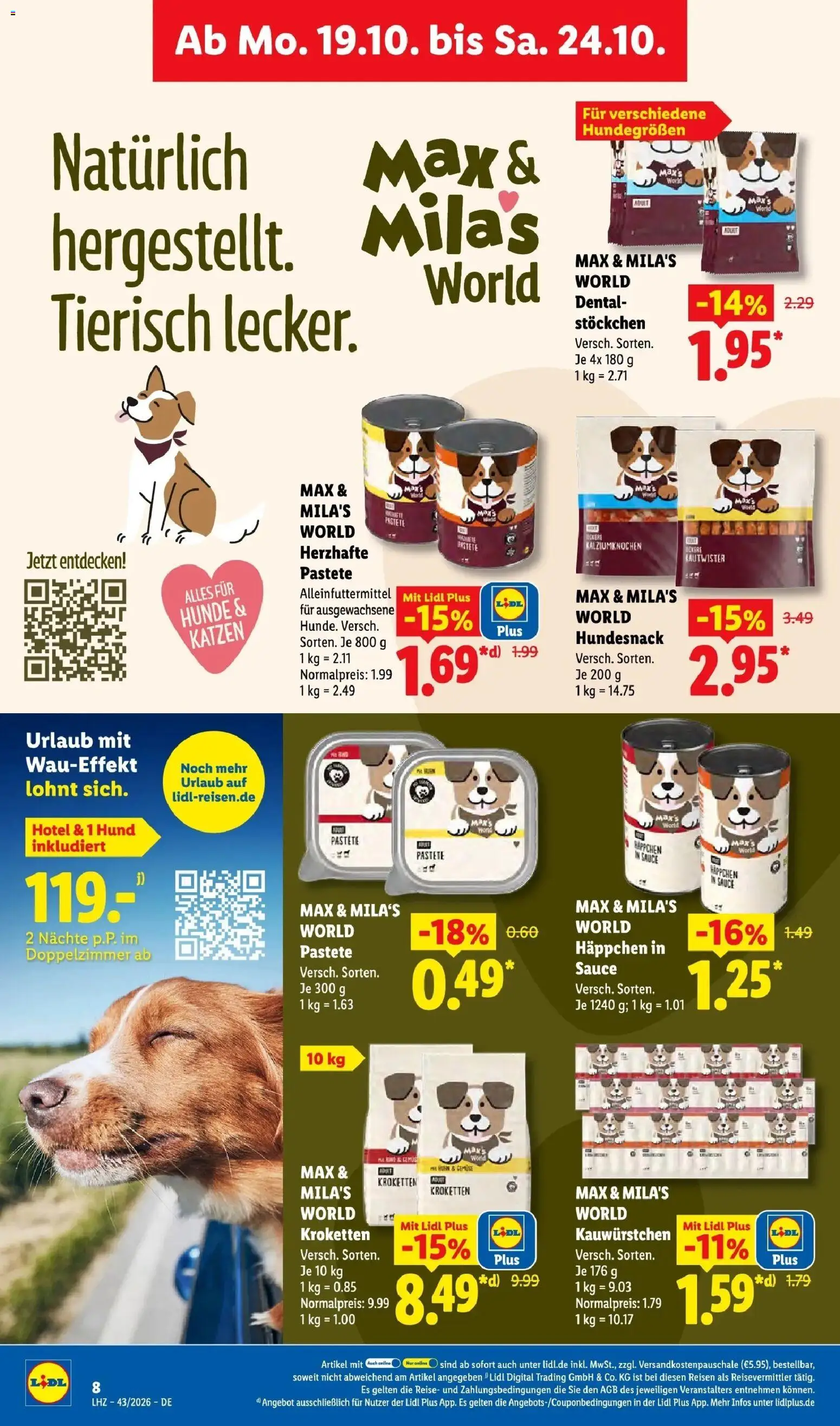 Vorschau von dem Prospekt des Geschäftes Lidl, gültig ab dem 19.10.2026