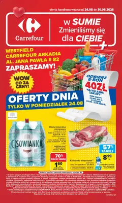 Pogląd gazetki "Carrefour gazetka - Warszawa" ze sklepu Carrefour ważnej od 24.08.2026