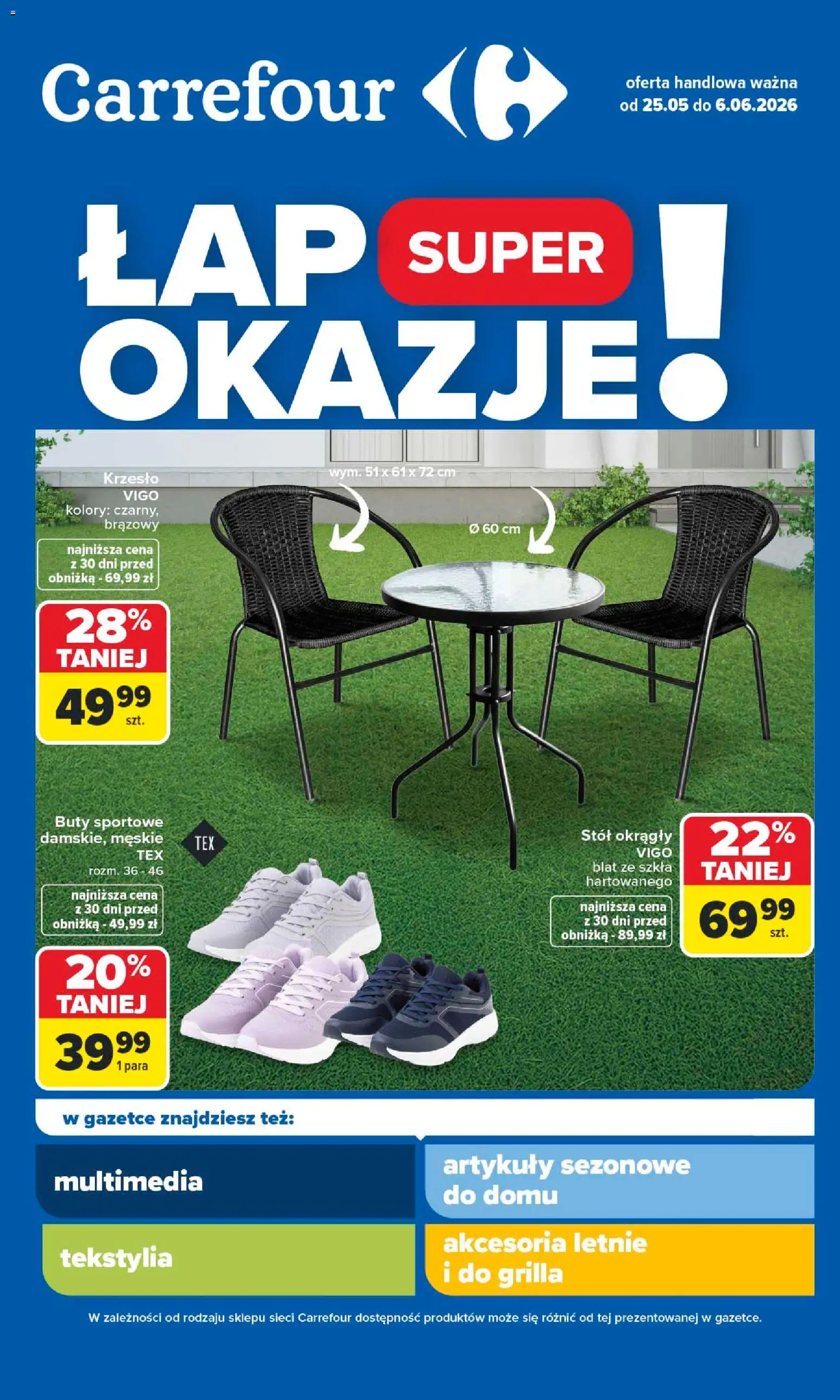 Pogląd gazetki "Carrefour gazetka - Łap super okazje" ze sklepu Carrefour ważnej od 25.05.2026