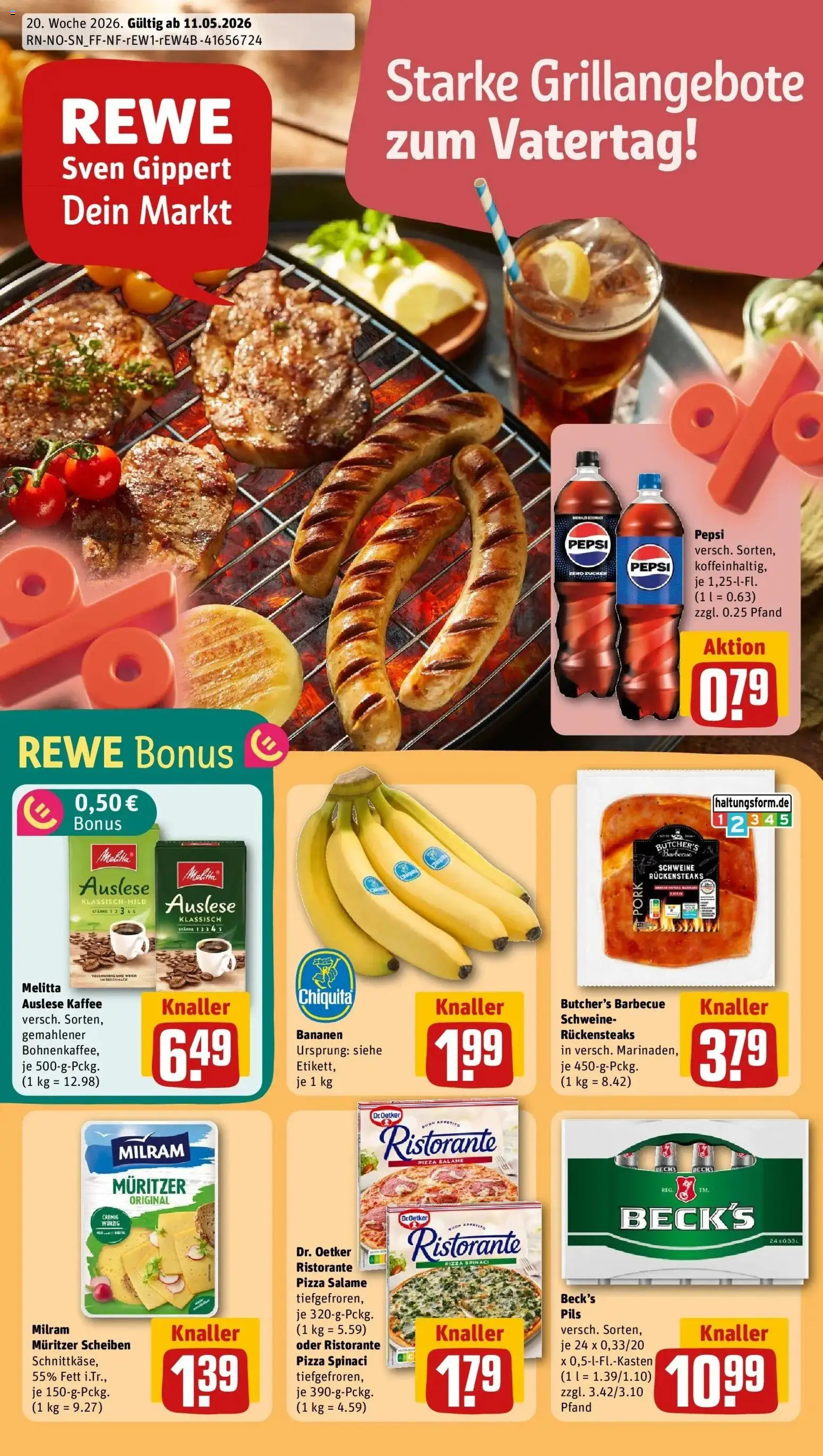 Vorschau von dem Prospekt des Geschäftes Rewe, gültig ab dem 10.05.2026