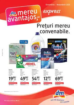 Previzualizarea de cataloage: DM drogeriemarkt DM drogeriemarkt Catalog Express valabil de la 15.10.2026