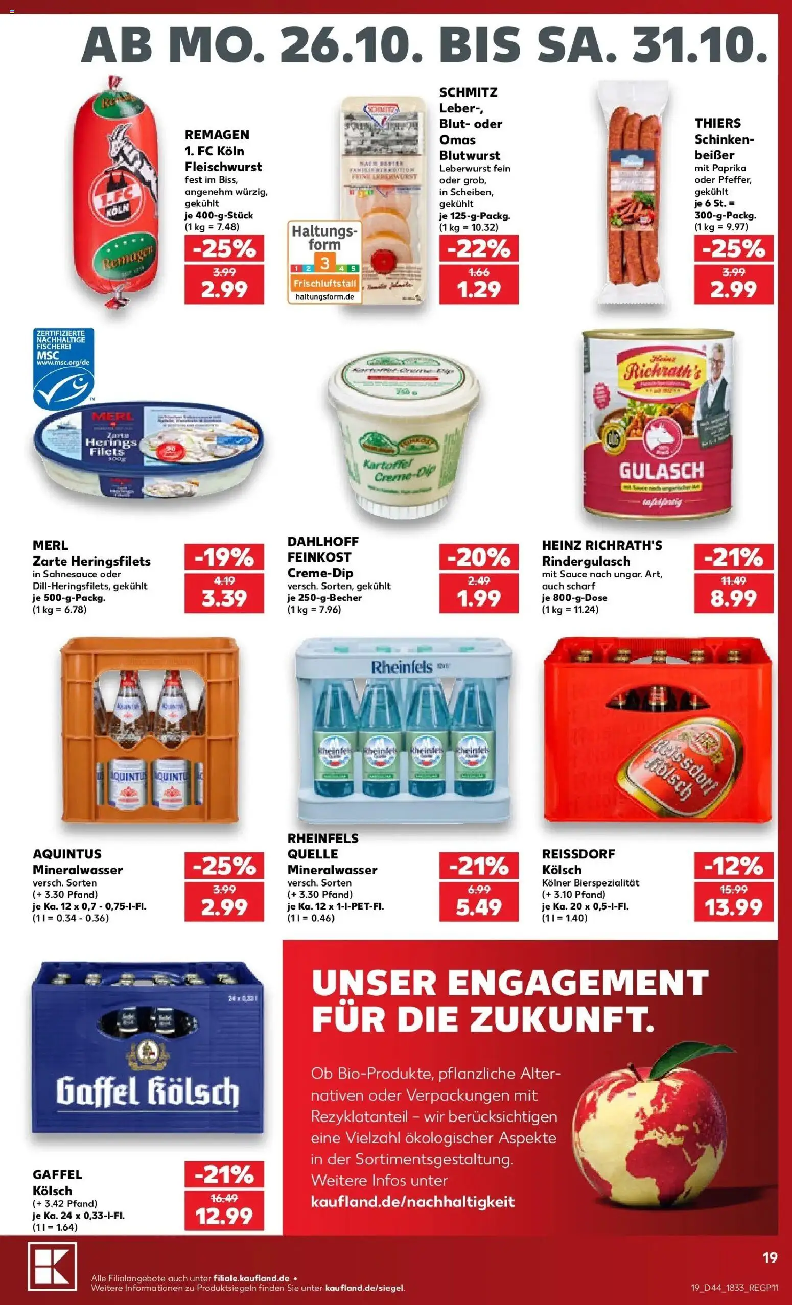 Vorschau von dem Prospekt des Geschäftes Kaufland, gültig ab dem 26.10.2026