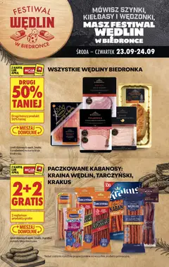 Pogląd gazetki "Biedronka gazetka - Festiwal wędlin" ze sklepu Biedronka ważnej od 21.09.2026