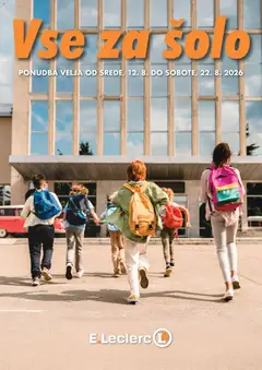 Predogled kataloga iz trgovine E.leclerc veljaven od 12.08.2026