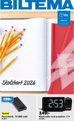 Förhandsgranska reklamblad Biltema erbjudanden från butik Biltema gäller från 17/08/2026
