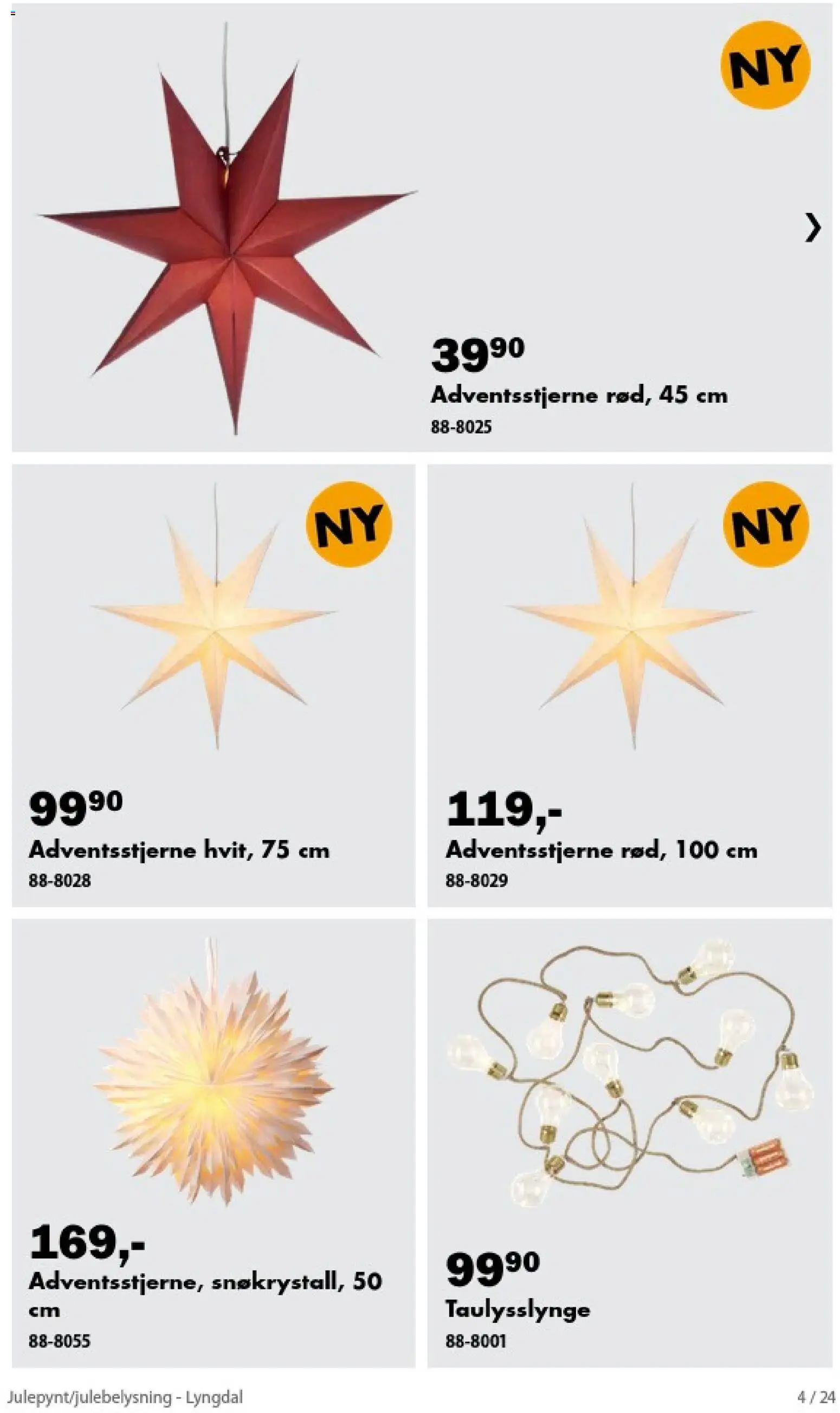 Forhåndsvis Biltema kundeavis julepynt fra butikk Biltema gyldig fra 18/10/2026