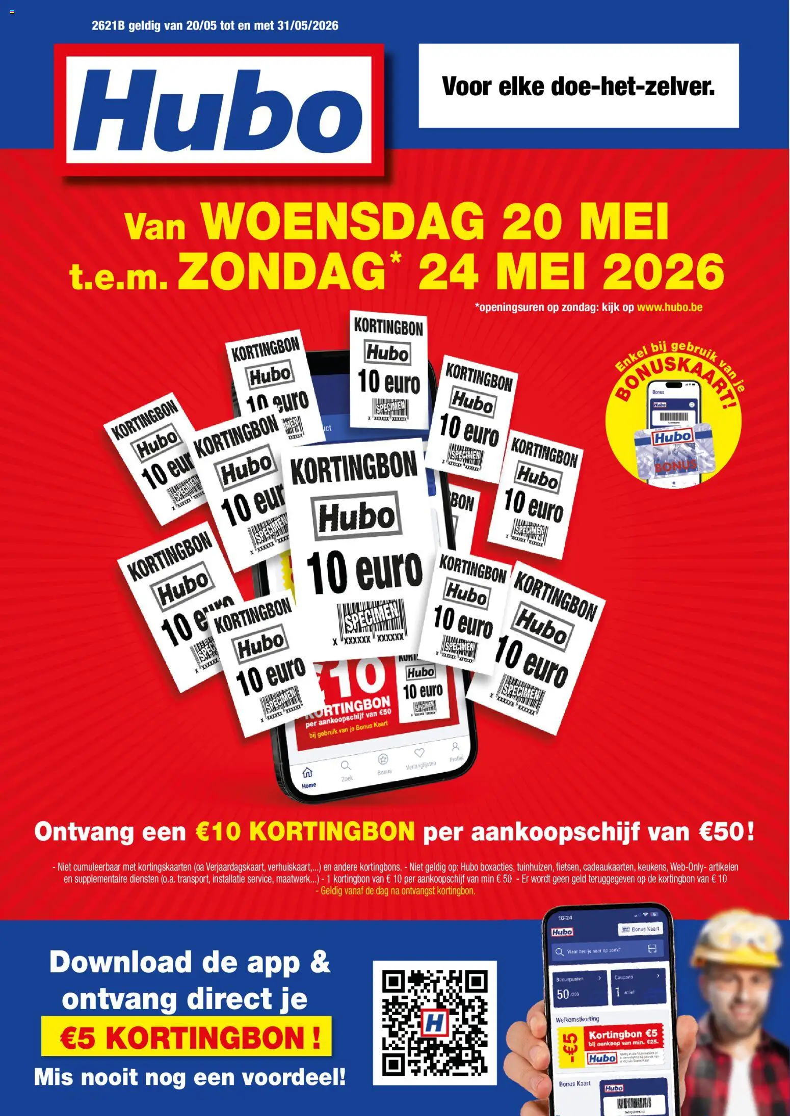 Voorbeeld van Hubo Folder van winkel Hubo geldig vanaf 20/05/2026