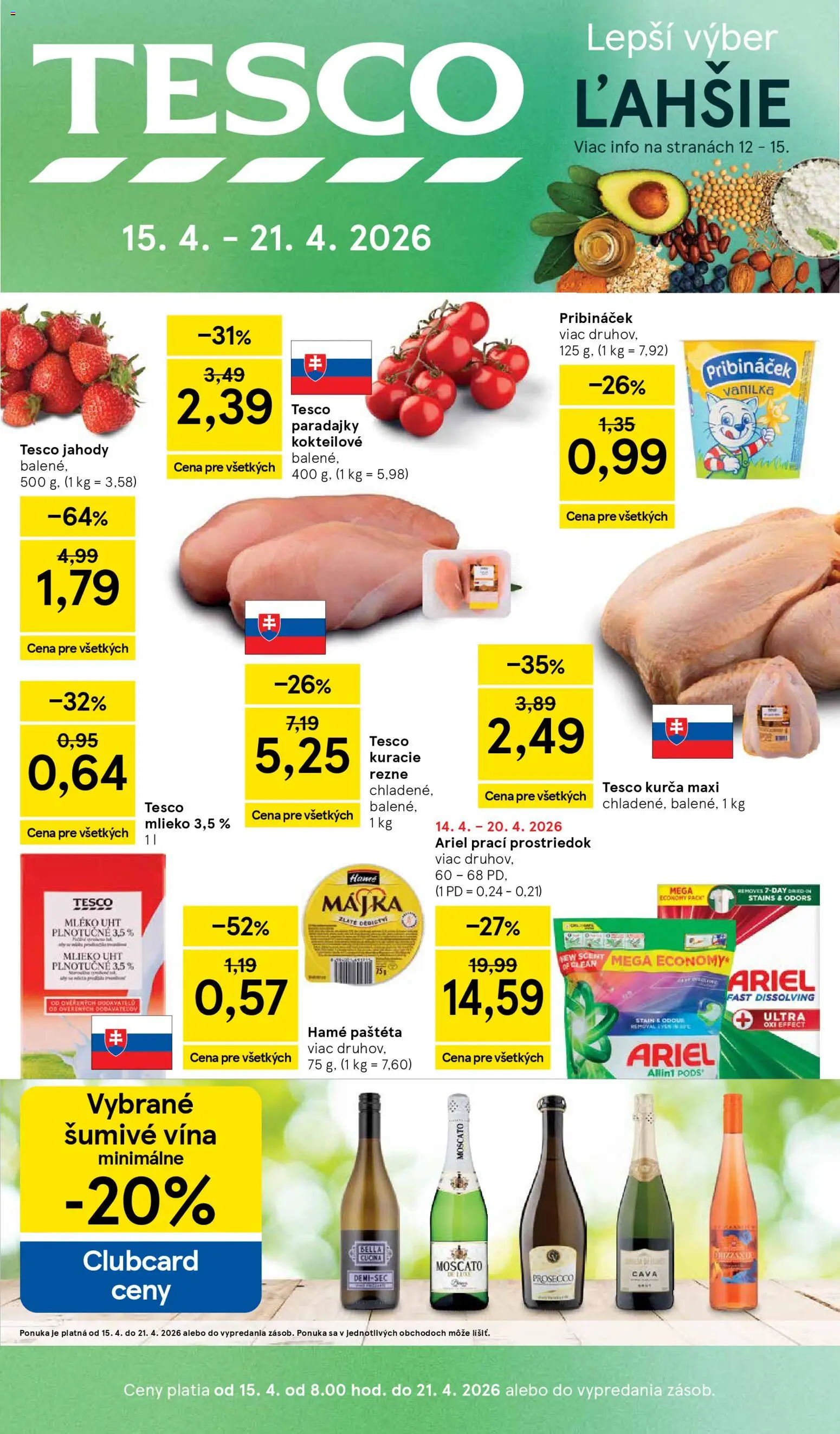 Náhľad Tesco letáku platného od 15.04.2026
