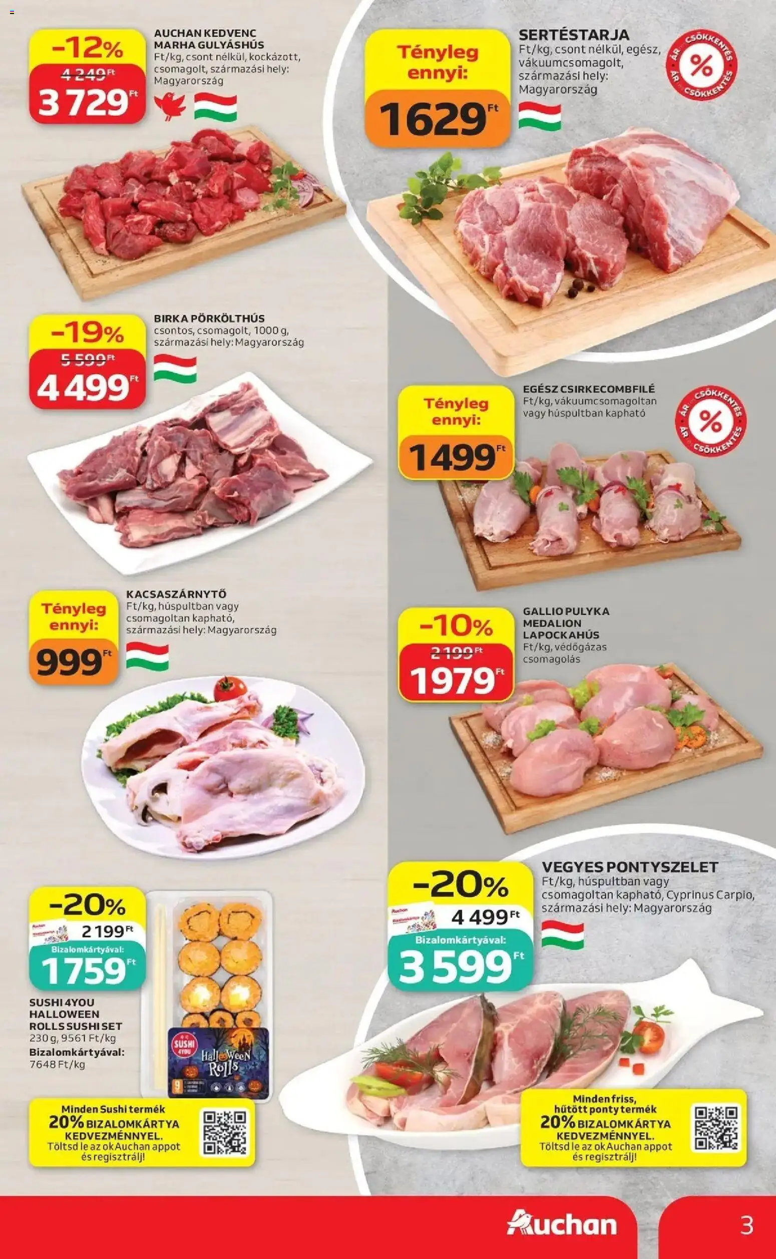 Auchan - Auchan akciós újság megtekintése, amely érvényes 2026.10.29.-től