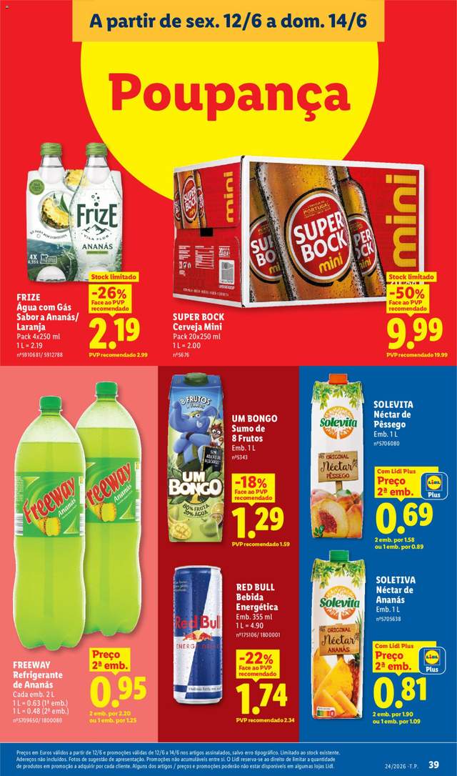 Novo folheto Lidl a partir de 08/06