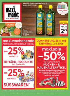 Vorschau der Angebote: Maximarkt Maximarkt Flugblatt gültig ab 28.05.2026
