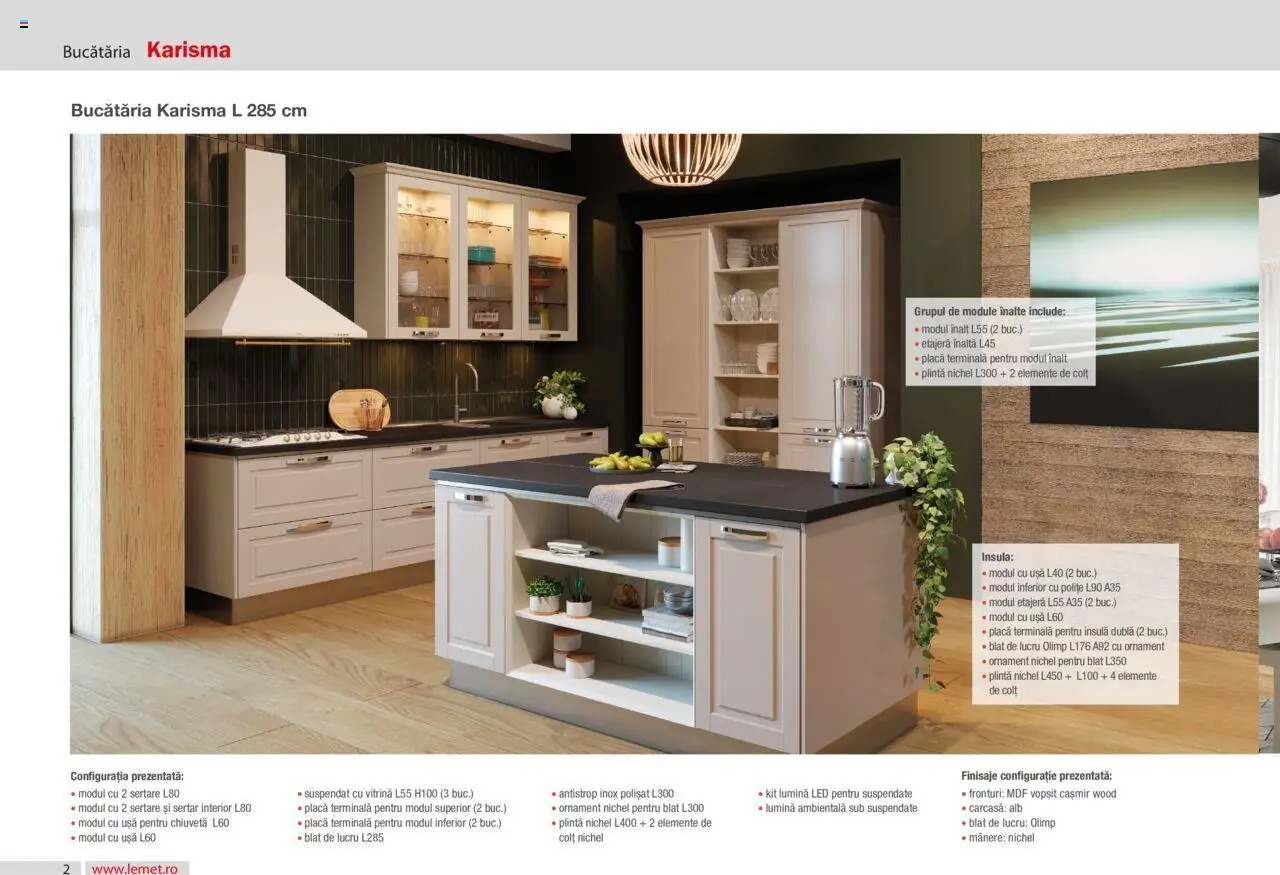 Previzualizarea de cataloage: Lem’s Catalog - Bucătăria Karisma valabil de la 17.11.2023