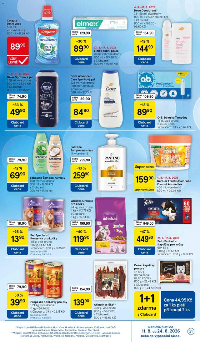 Nový Tesco leták od 12.08.