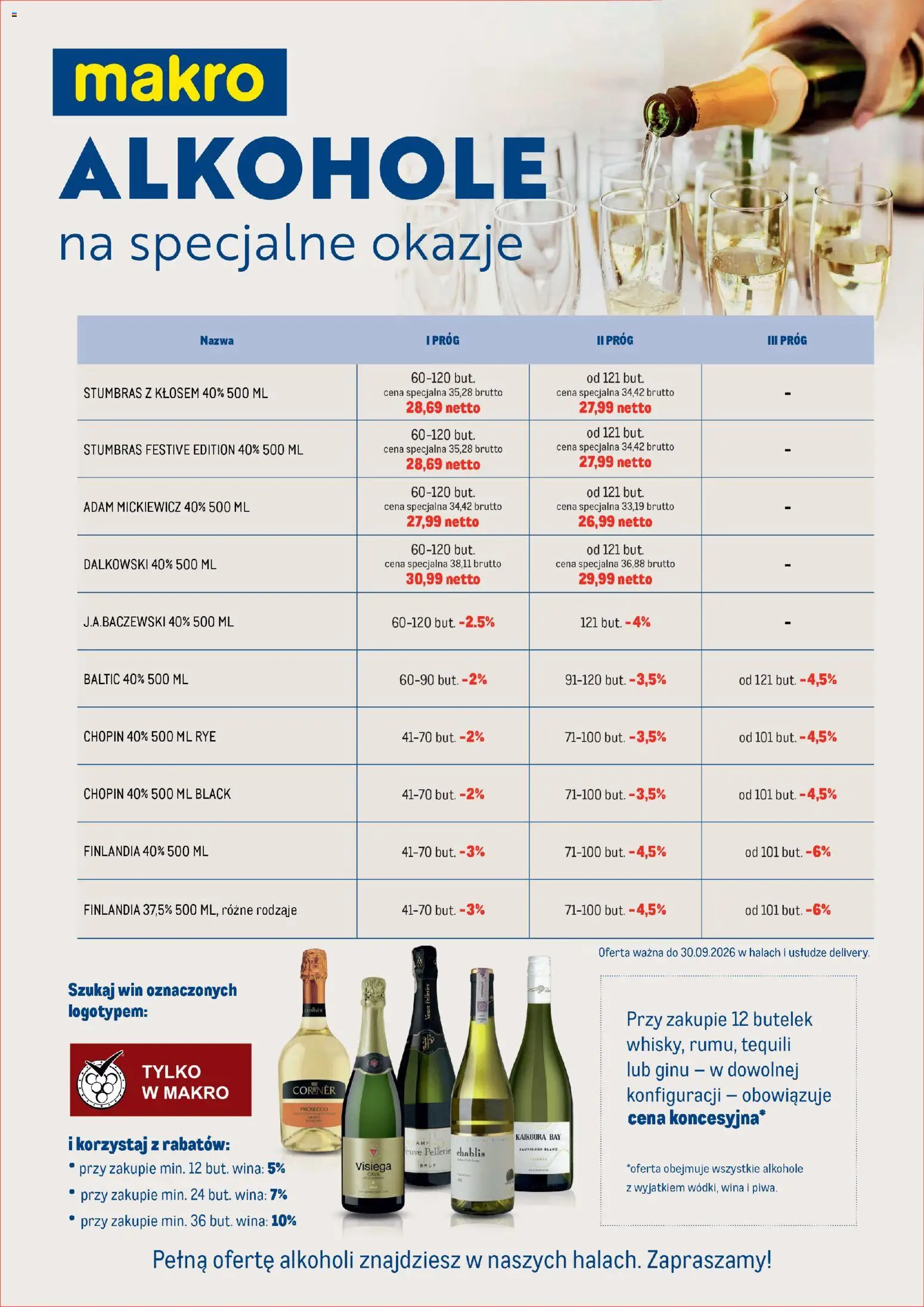 Pogląd gazetki "Makro gazetka - Alkohole na specjalne okazje" ze sklepu Makro ważnej od 17.08.2026