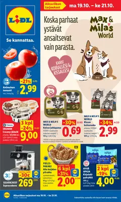 Kaupan Lidl Lidl tarjoukset Vihti esikatselu, voimassa 19/10/2026