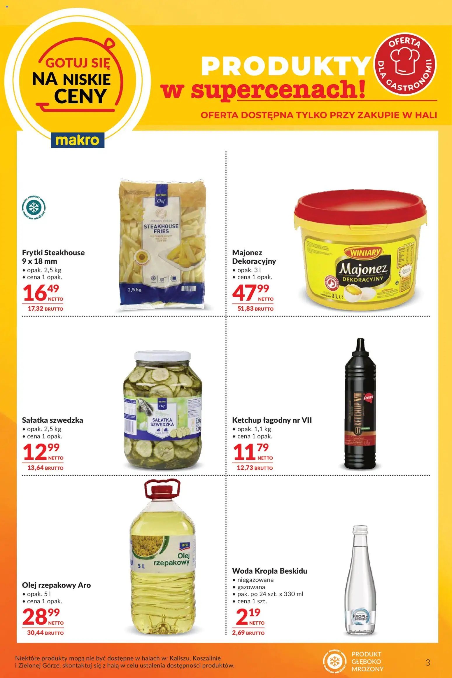 Pogląd gazetki "Makro gazetka - Oferta dla gastronomii" ze sklepu Makro ważnej od 01.09.2026