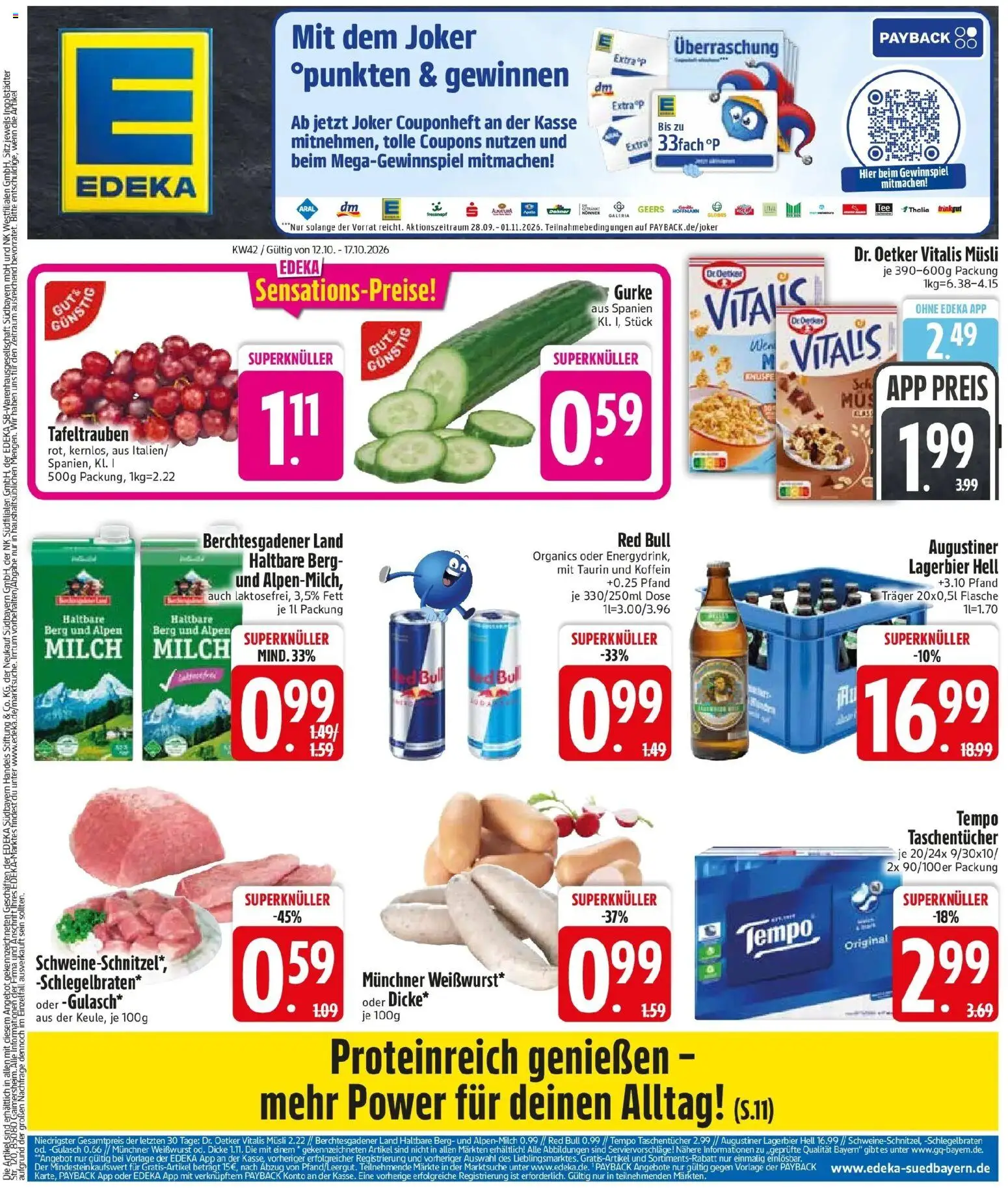 Vorschau von dem Prospekt des Geschäftes Edeka, gültig ab dem 12.10.2026