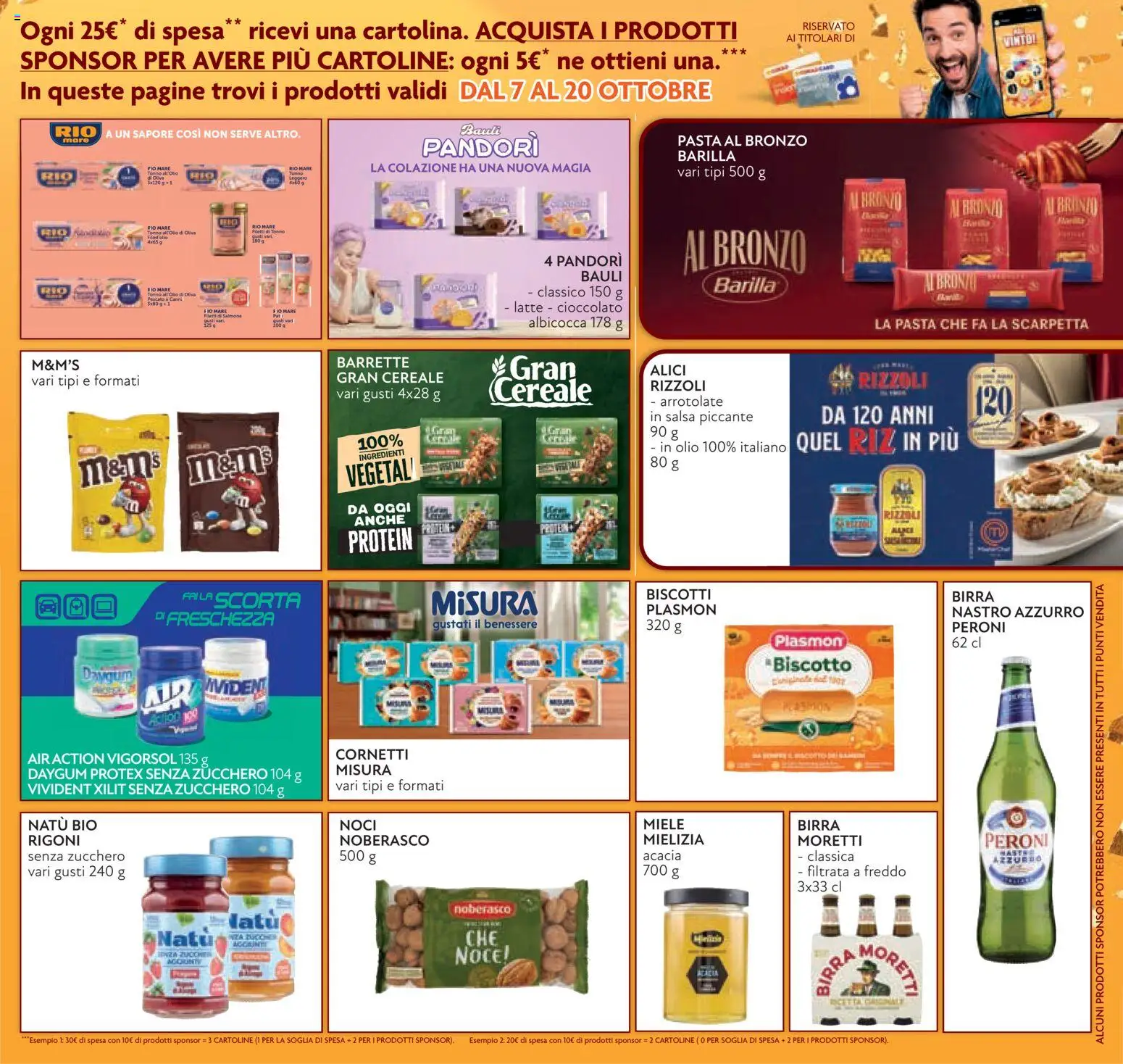 Anteprima dell'opuscolo Conad volantino Superstore Lombardia dal negozio Conad valido da 07/10/2026 - Zucchero, Miele, Cioccolato, Salmone, Olio, Tonno, Barilla, Alici