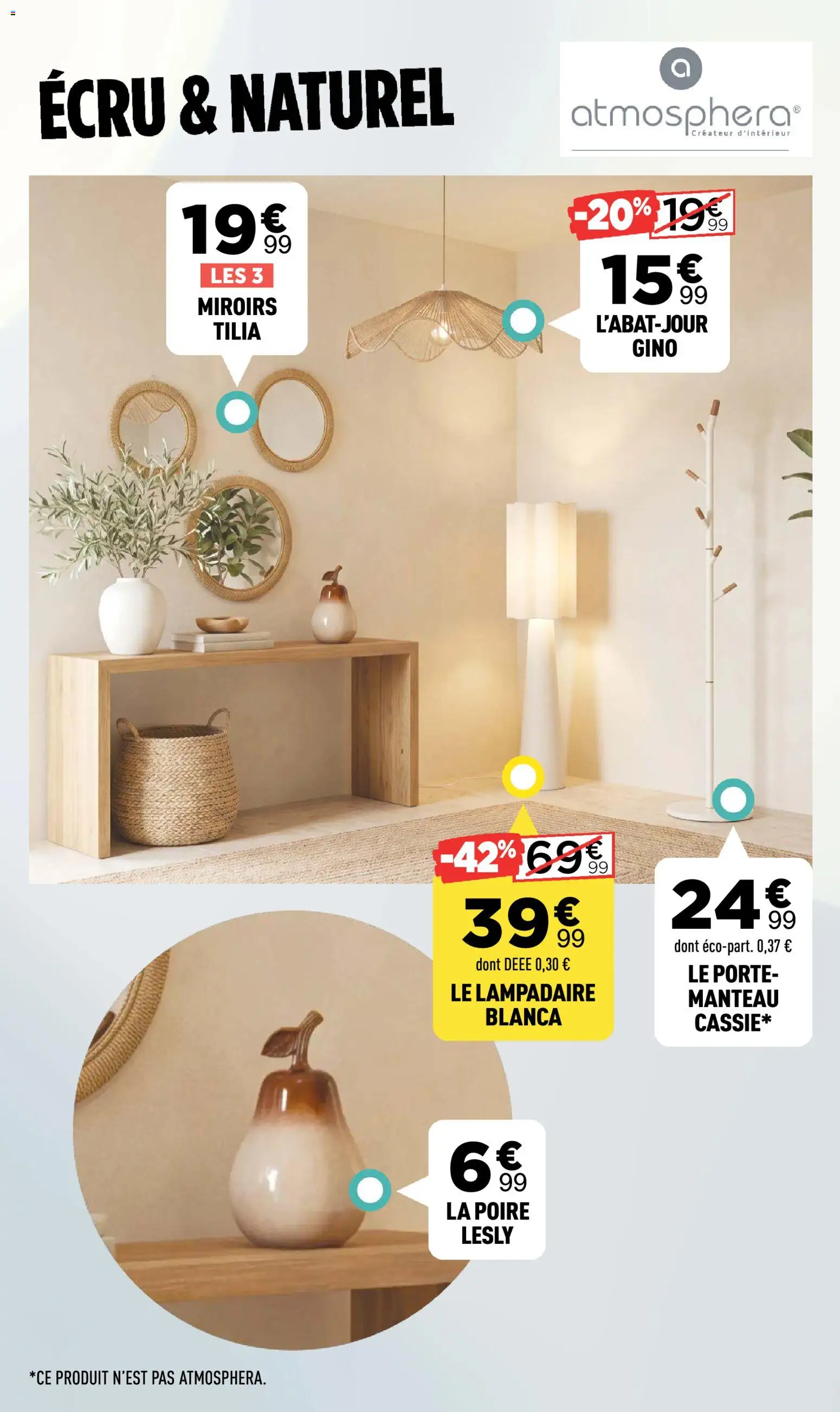 Prévisualisation de Centrakor catalogue Interieur douillet du magasin Centrakor formulaire valide 19/10/2026 - Manteau, Lampadaire, Porte, Poire