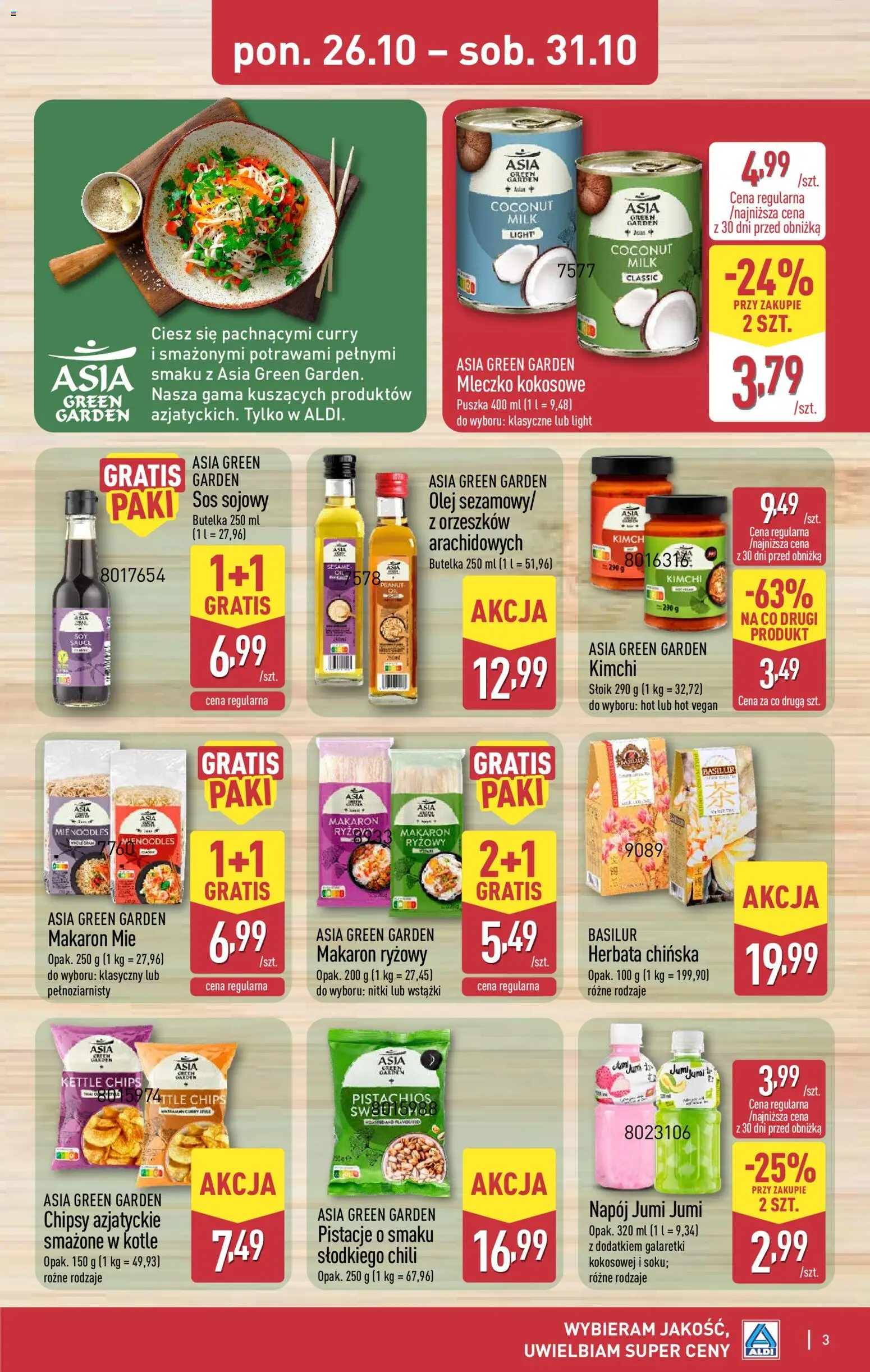 Pogląd gazetki "Aldi gazetka - Smakowita podróż" ze sklepu Aldi ważnej od 26.10.2026