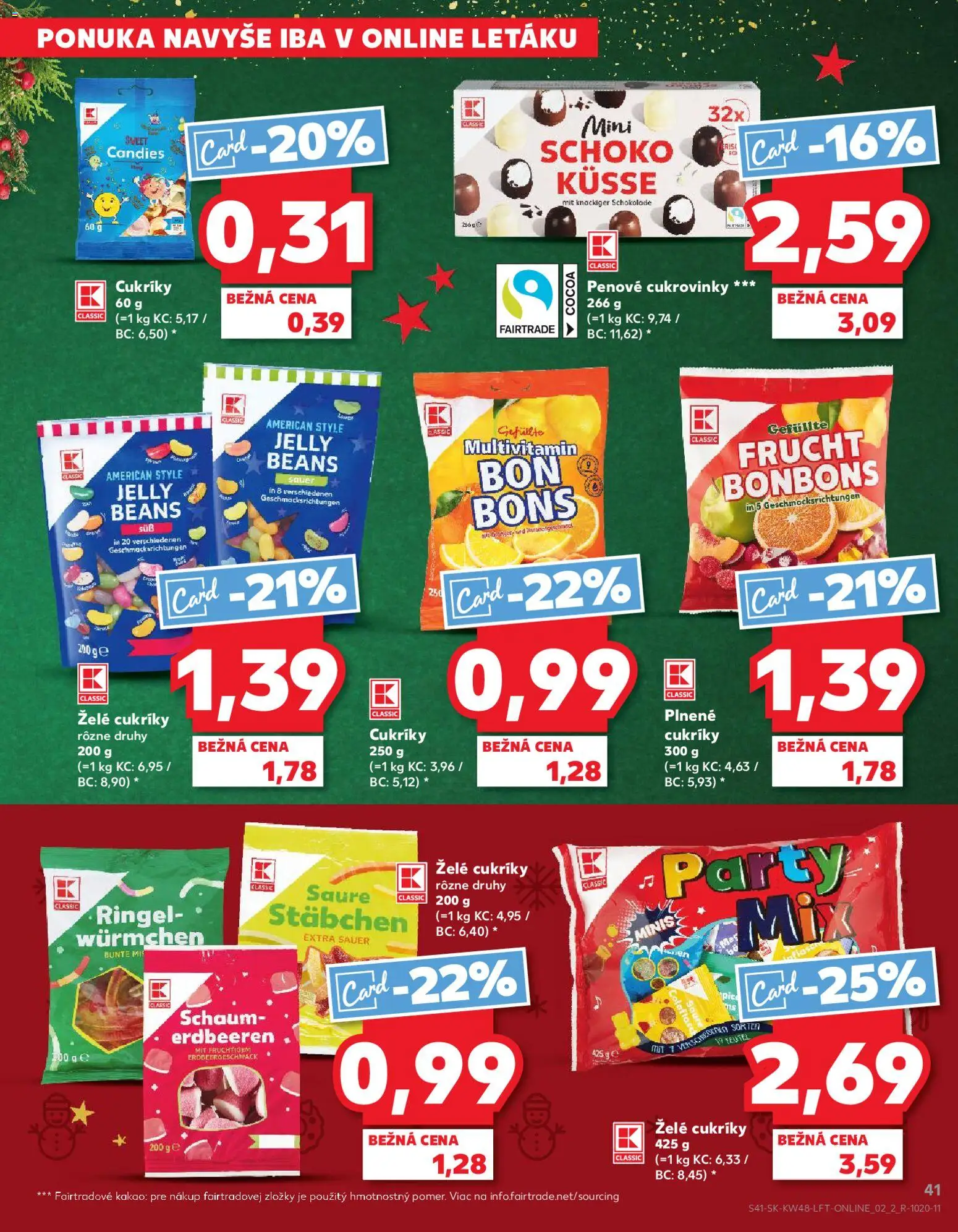 Náhľad Kaufland letáku platného od 27.11.2025 - Kakao, Cukríky
