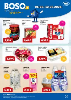 Pregled letka Boso Katalog trgovine Boso vrijedi od 06.08.2026