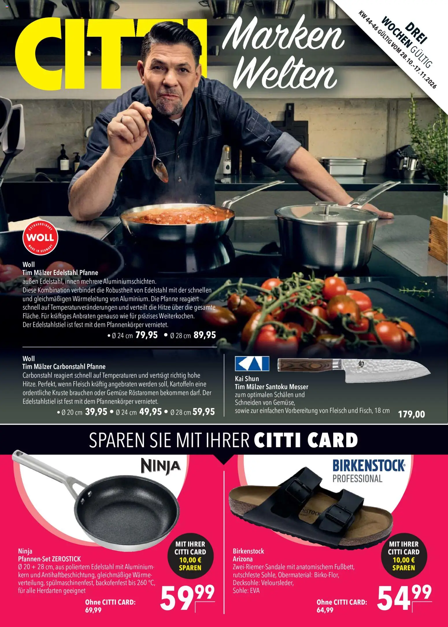 Vorschau von dem Prospekt des Geschäftes CITTI Markt, gültig ab dem 28.10.2026 - Gemüse, Fleisch, Kartoffeln