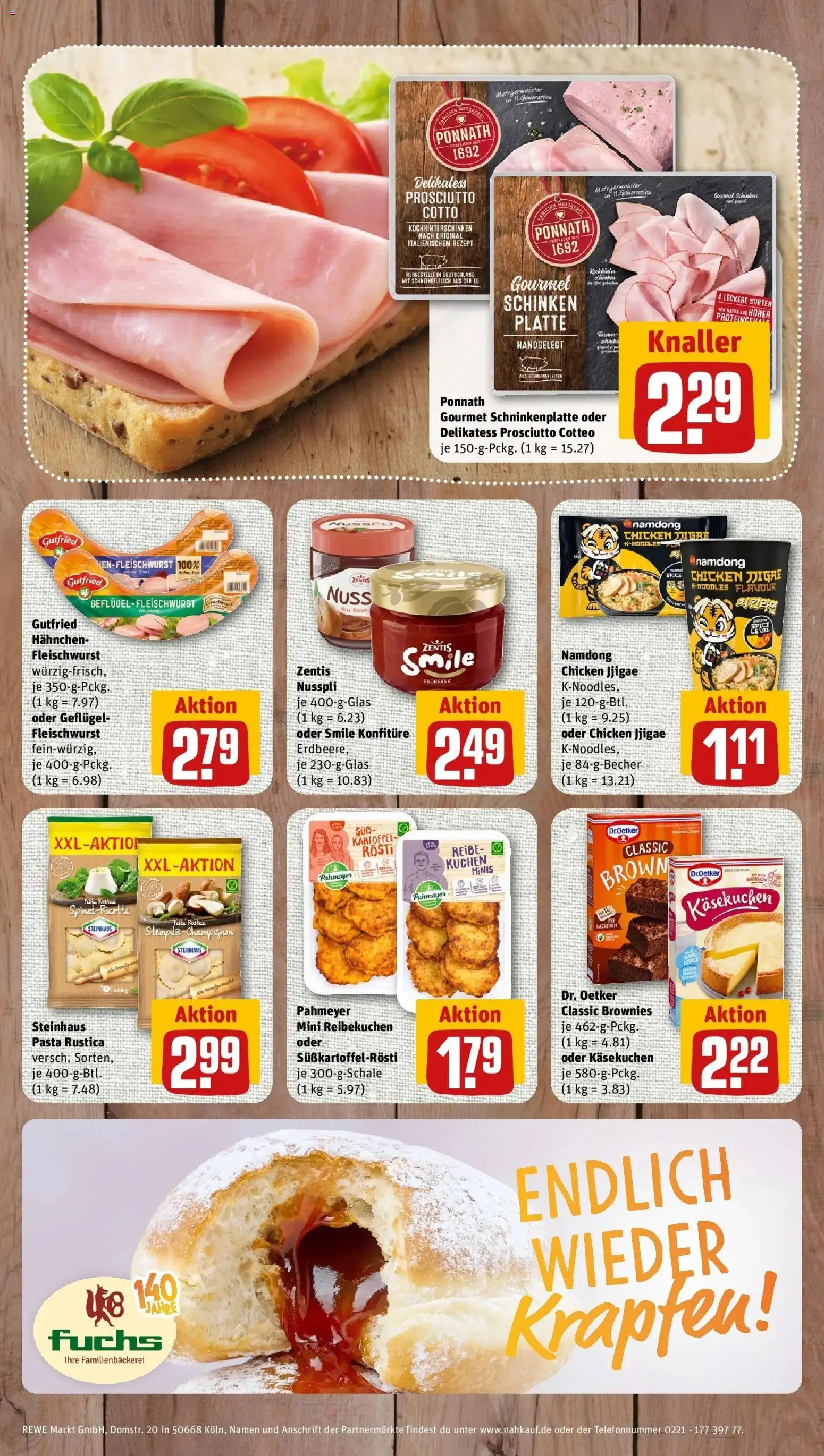 Vorschau von dem Prospekt des Geschäftes Rewe, gültig ab dem 19.10.2026