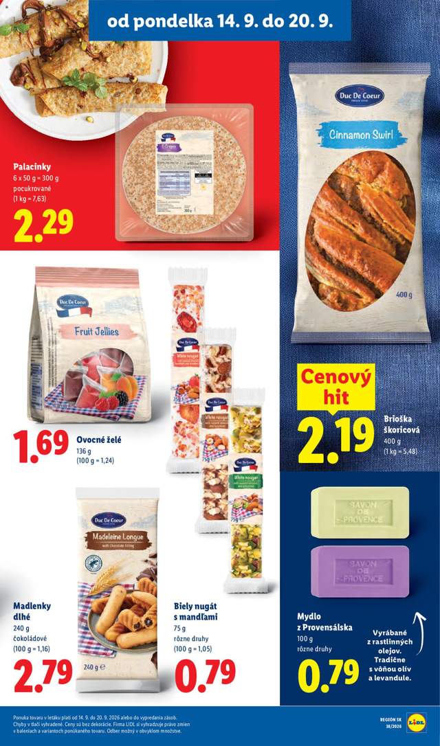 Nový Lidl leták od 14.09.