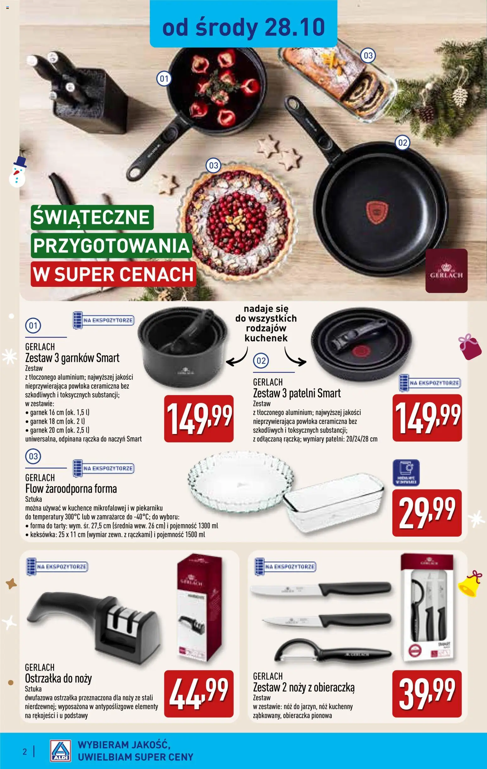 Pogląd gazetki "Aldi gazetka - Katalog prezentowy" ze sklepu Aldi ważnej od 28.10.2026 - Garnek, Obieraczka