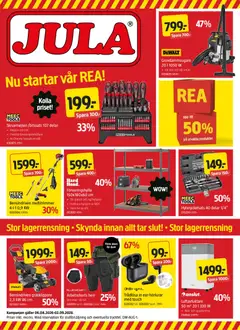 Förhandsgranska reklamblad Jula erbjudanden från butik Jula gäller från 06/08/2026