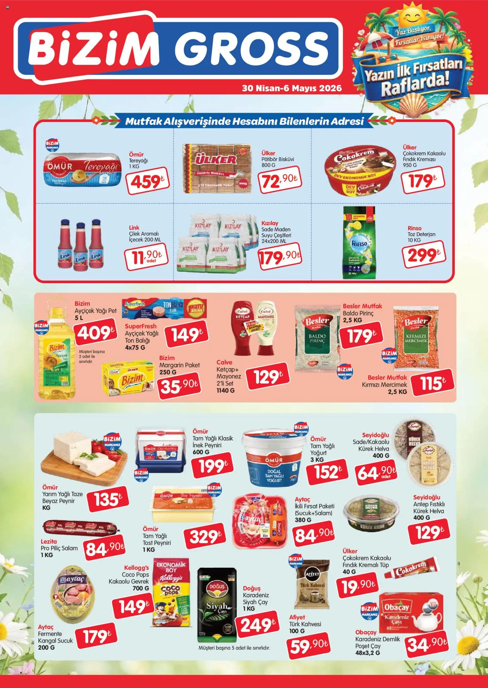 Bizim Toptan Bizim Toptan - Bizim Gross Fırsat Bülteni 30.04.2026 - Broşürünün önizlemesi