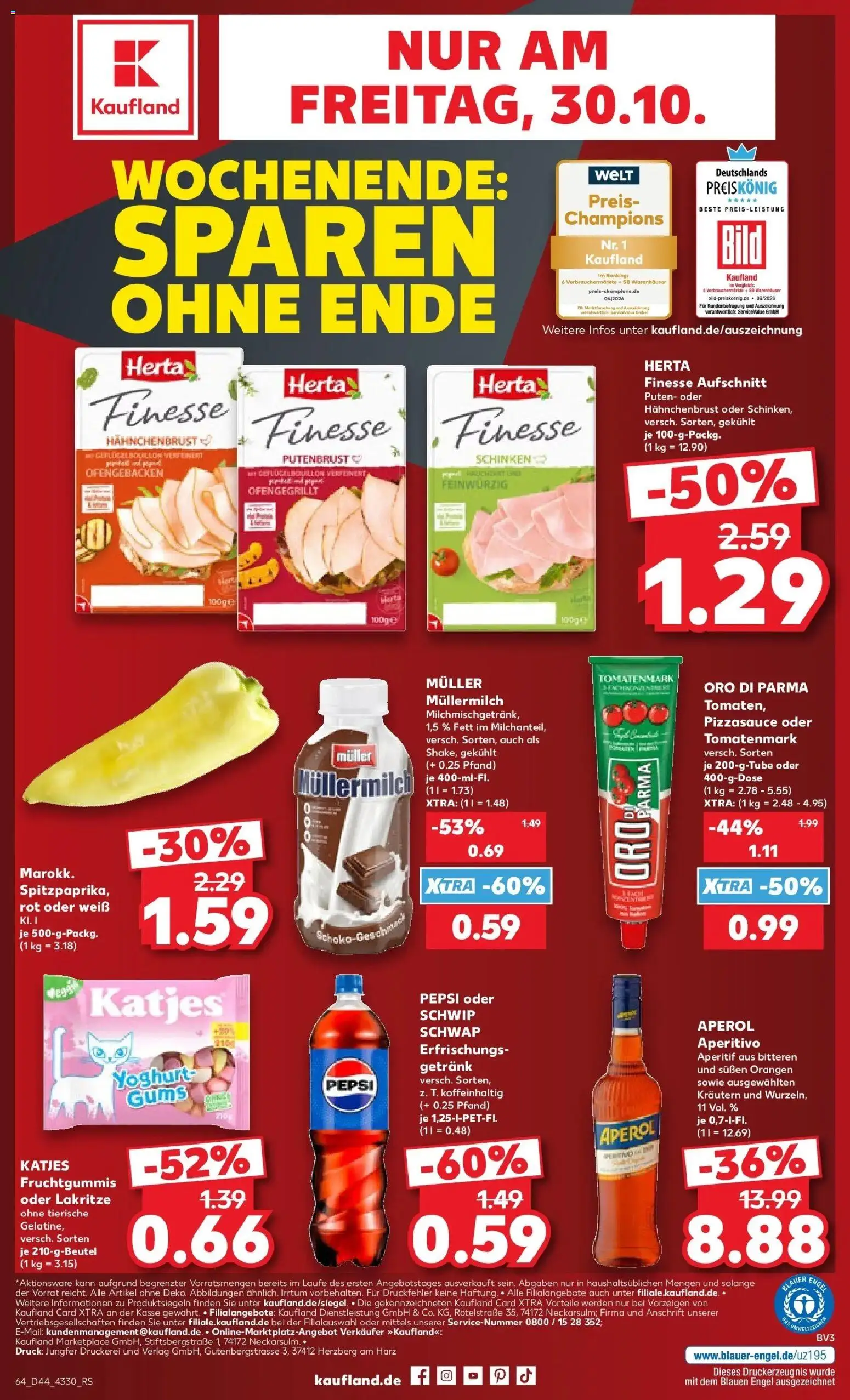 Vorschau von dem Prospekt des Geschäftes Kaufland, gültig ab dem 26.10.2026