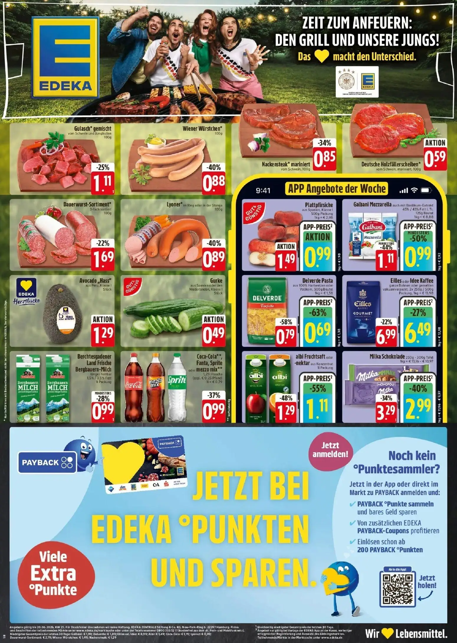 Vorschau von dem Prospekt des Geschäftes Edeka, gültig ab dem 17.06.2026