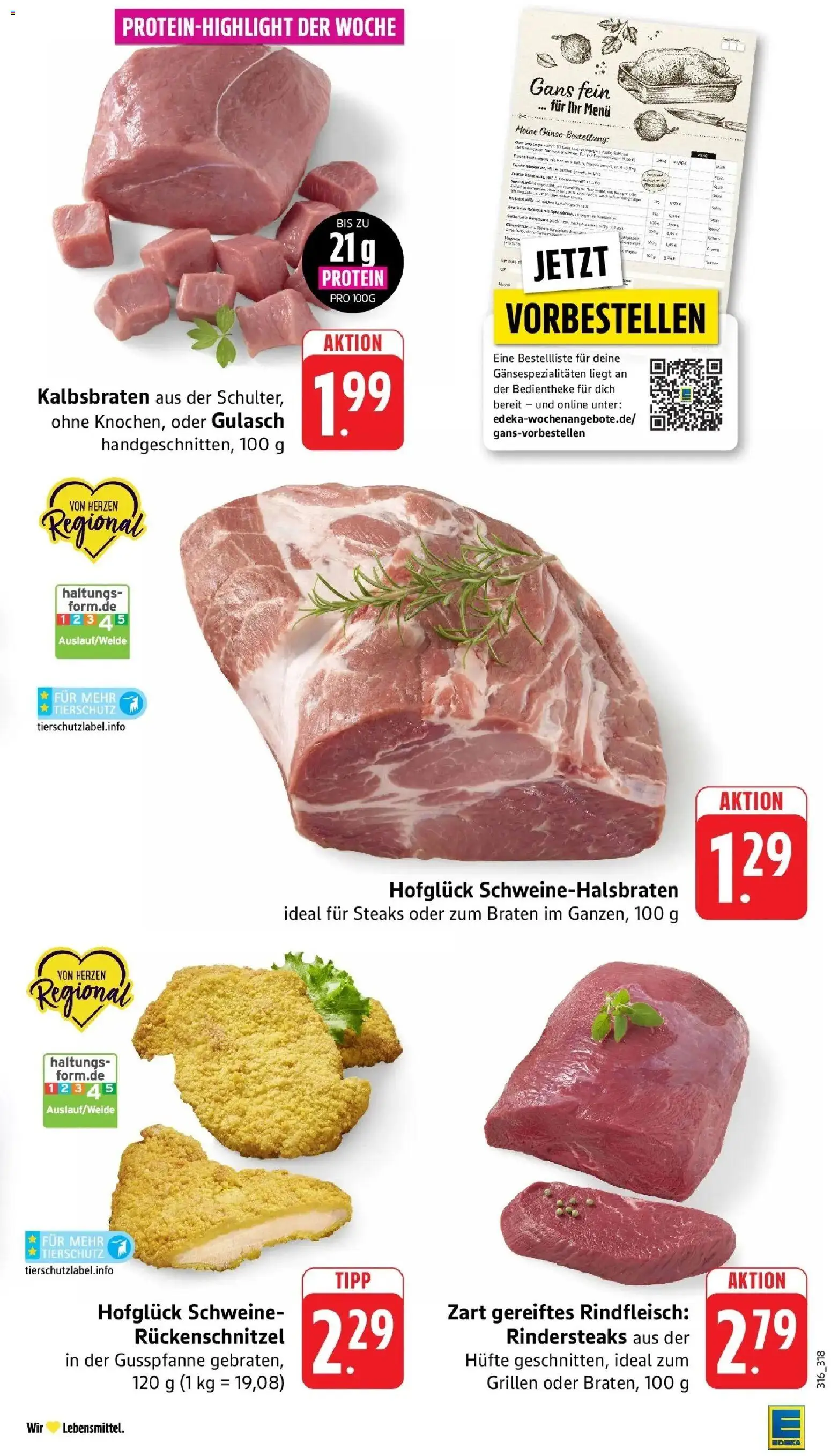 Vorschau von dem Prospekt des Geschäftes Edeka, gültig ab dem 26.10.2026