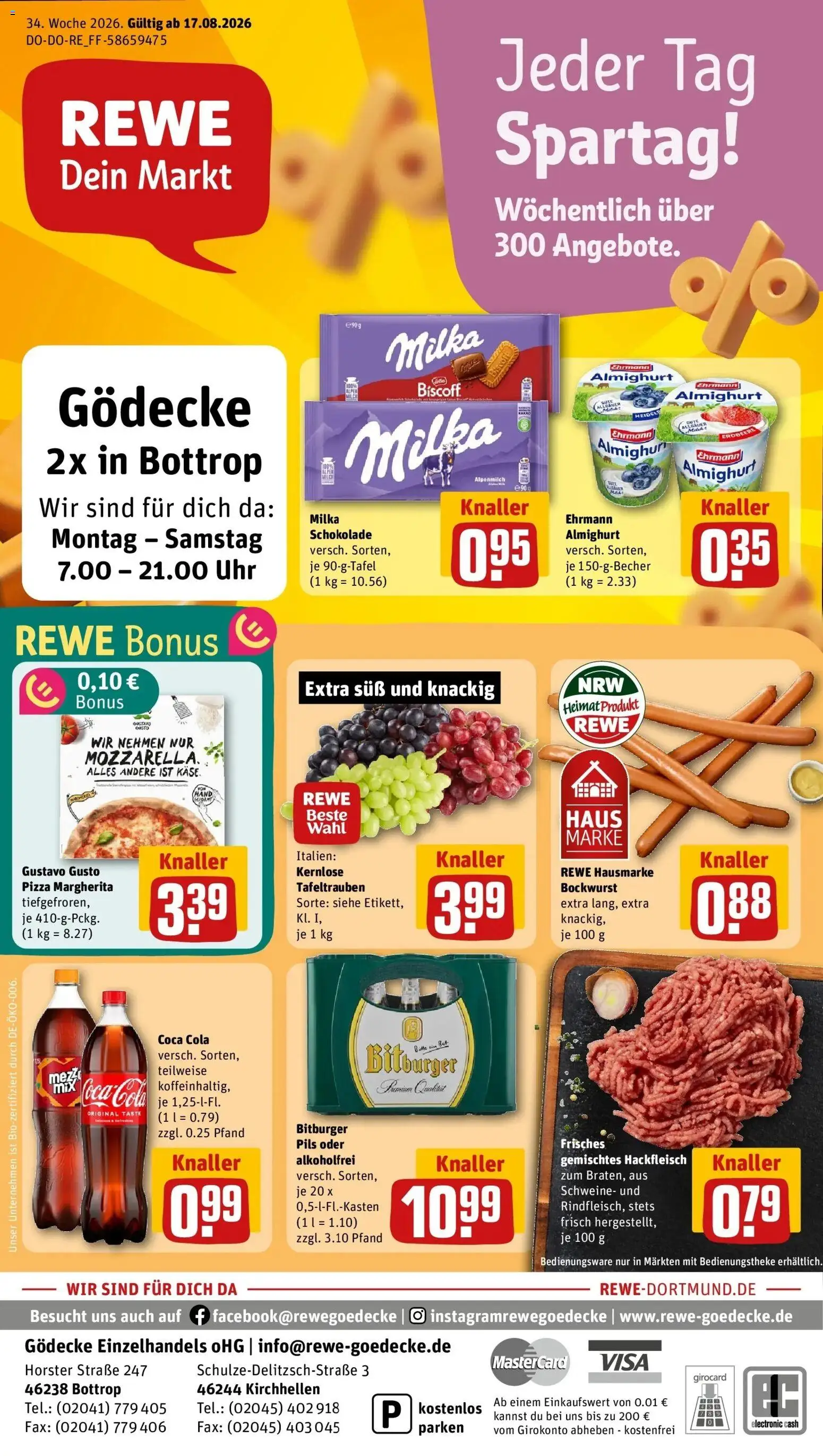Vorschau von dem Prospekt des Geschäftes Rewe, gültig ab dem 17.08.2026