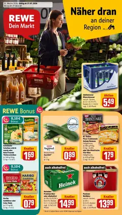 Vorschau von dem Prospekt des Geschäftes Rewe, gültig ab dem 27.07.2026