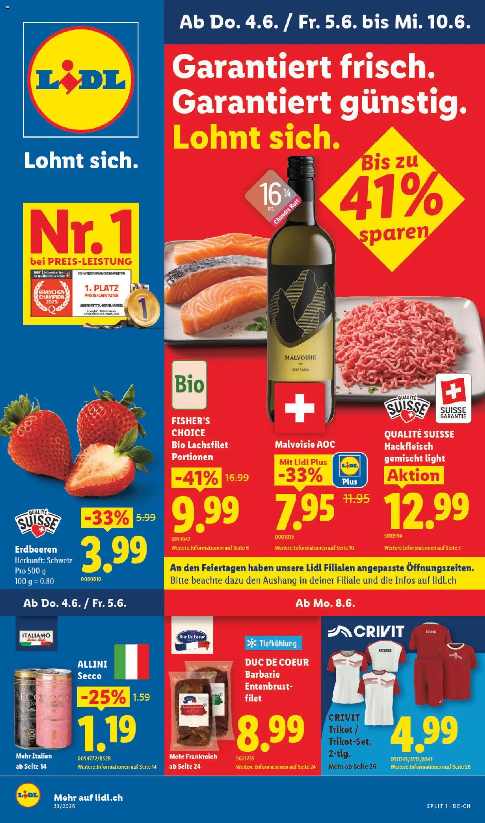 Vorschau des Merkblatts Lidl aktionen vom Shop Lidl gültig von 04.06.2026 bis 10.06.2026