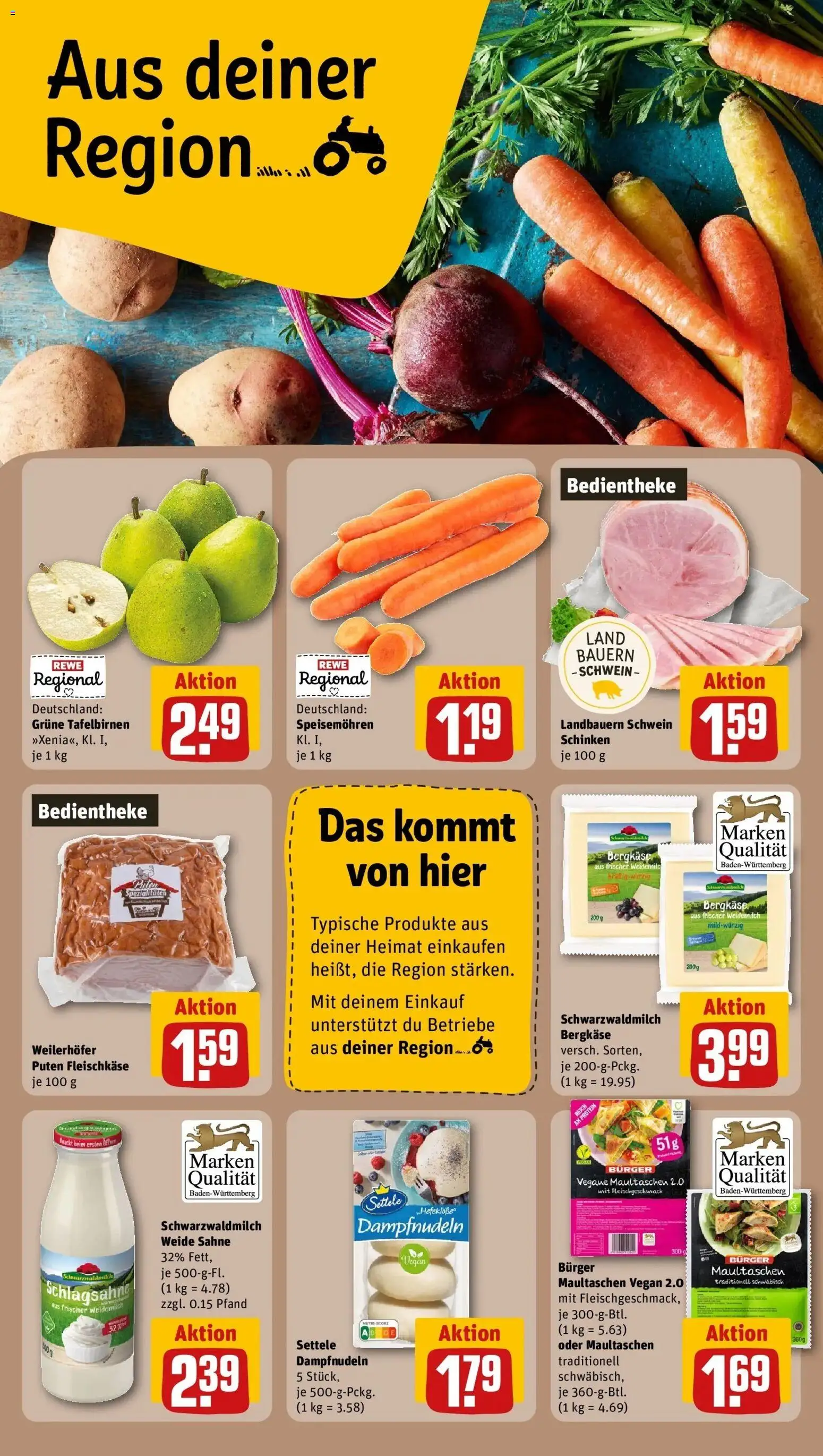 Vorschau von dem Prospekt des Geschäftes Rewe, gültig ab dem 26.10.2026