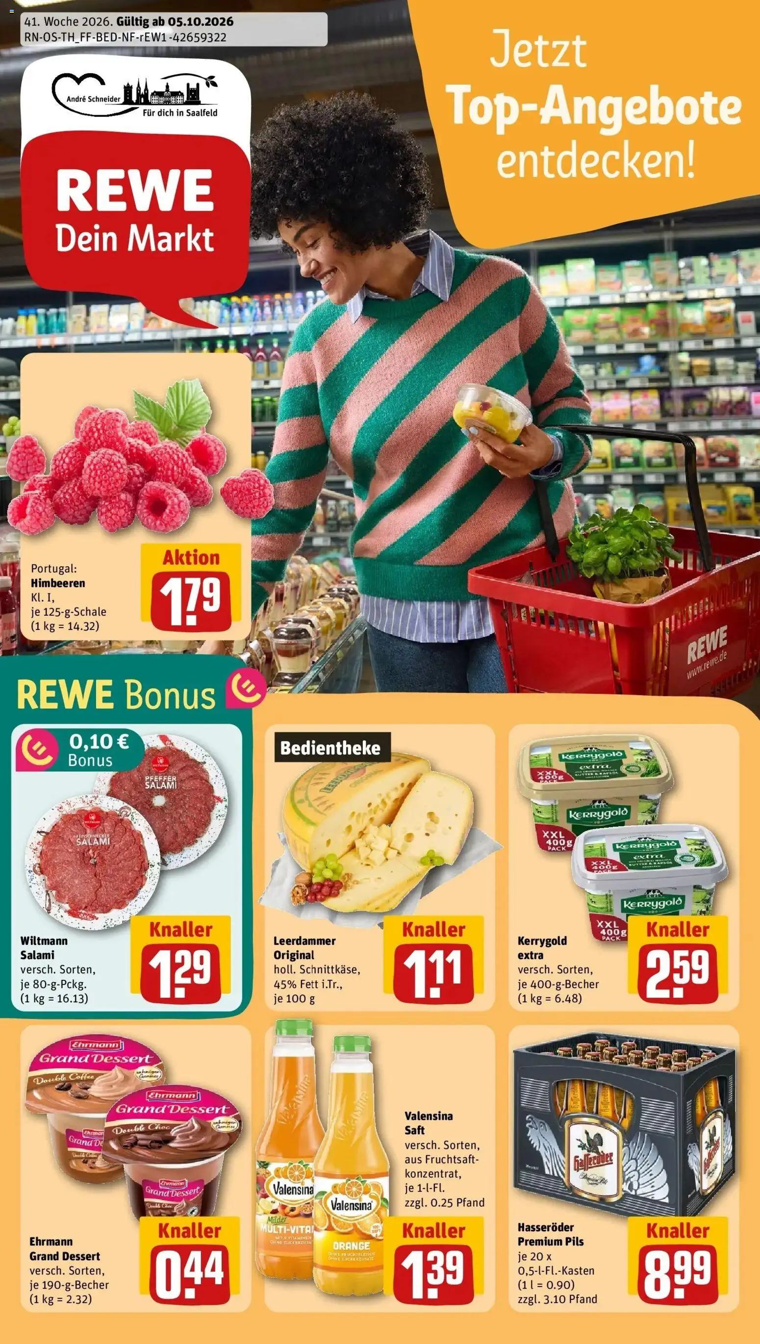 Vorschau von dem Prospekt des Geschäftes Rewe, gültig ab dem 05.10.2026