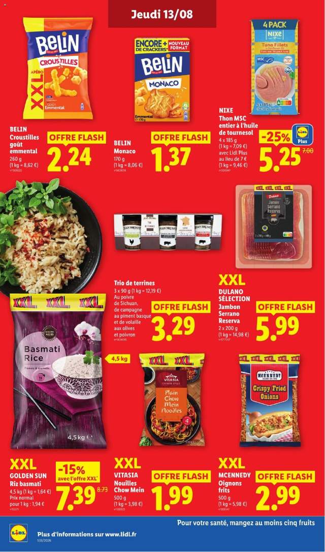 Nouveau catalogue Lidl à partir du 13/08