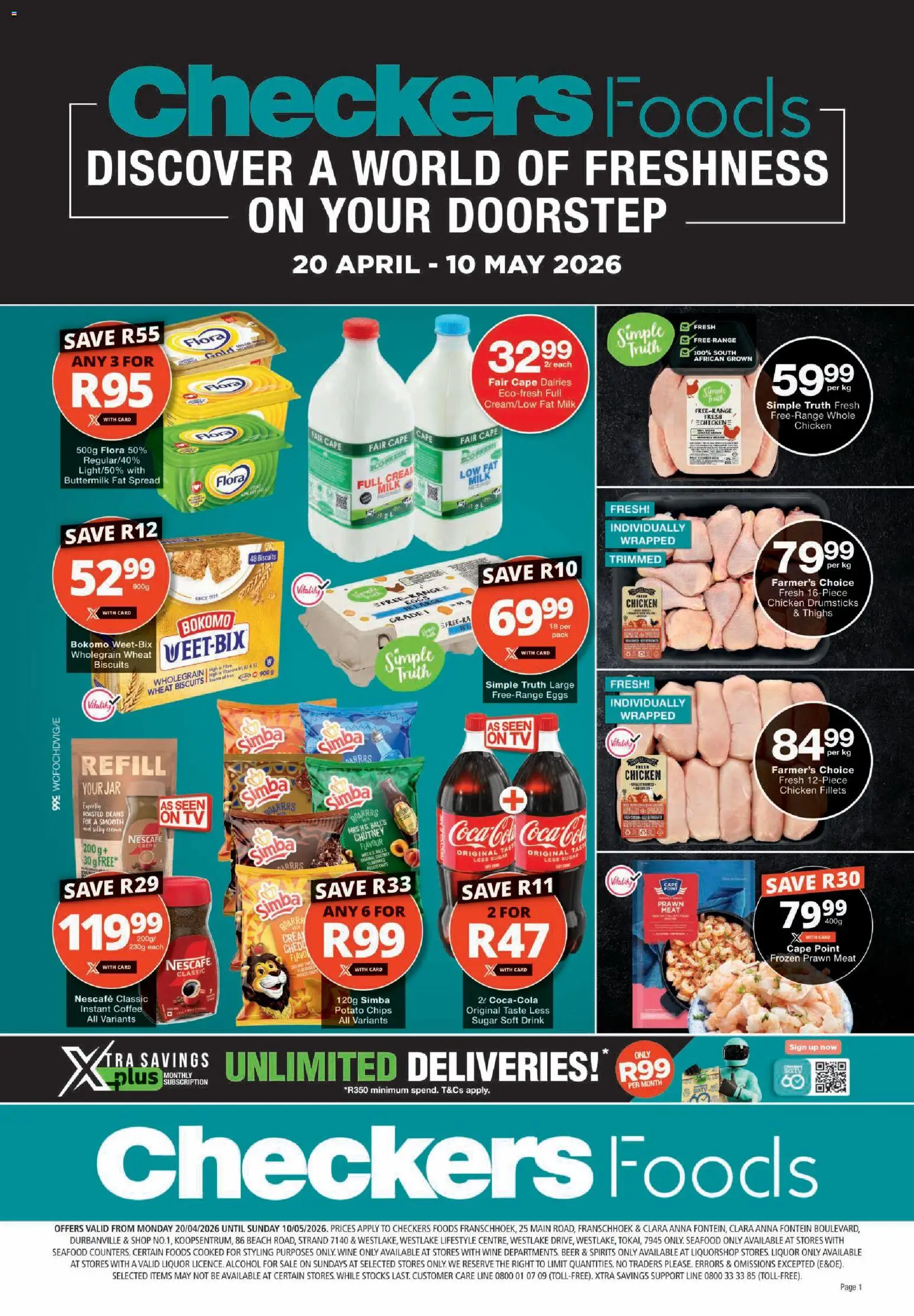 Preview of Checkers flyer valid from 20/04/2026
